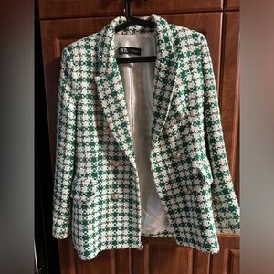 Texture blazer